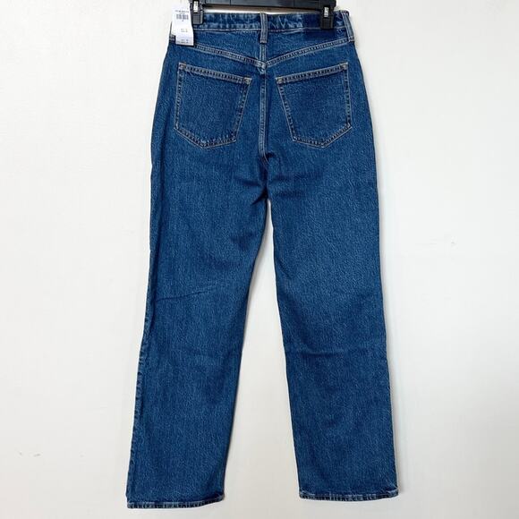 New ABERCROMBIE Curve Love High Rise 90s Relaxed Jean Dark SIZE 28 Regular - Picture 4 of 9